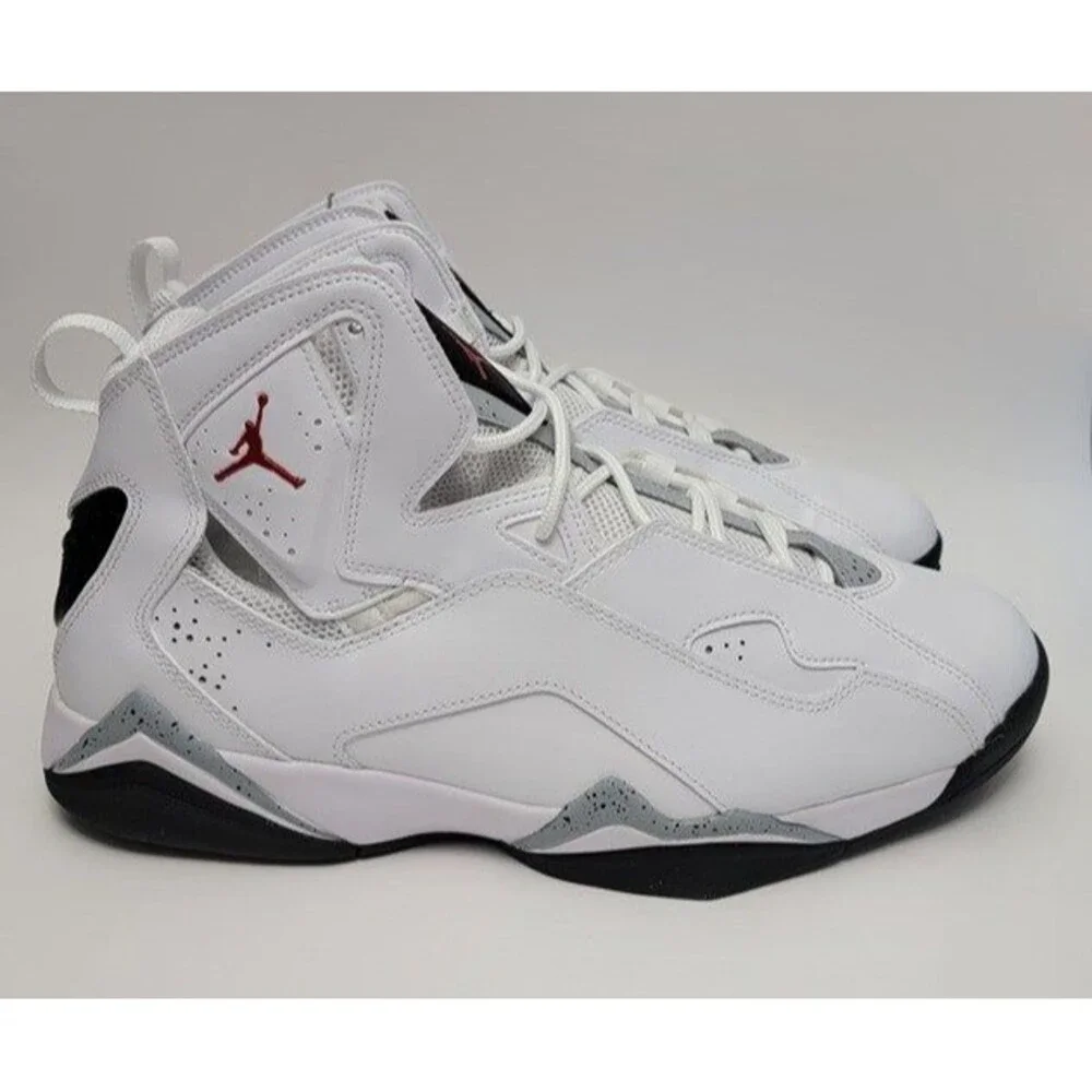 Nike Air Jordan True Flight Shoes White Sneakers Size Men's 10 342964-104 11.5W